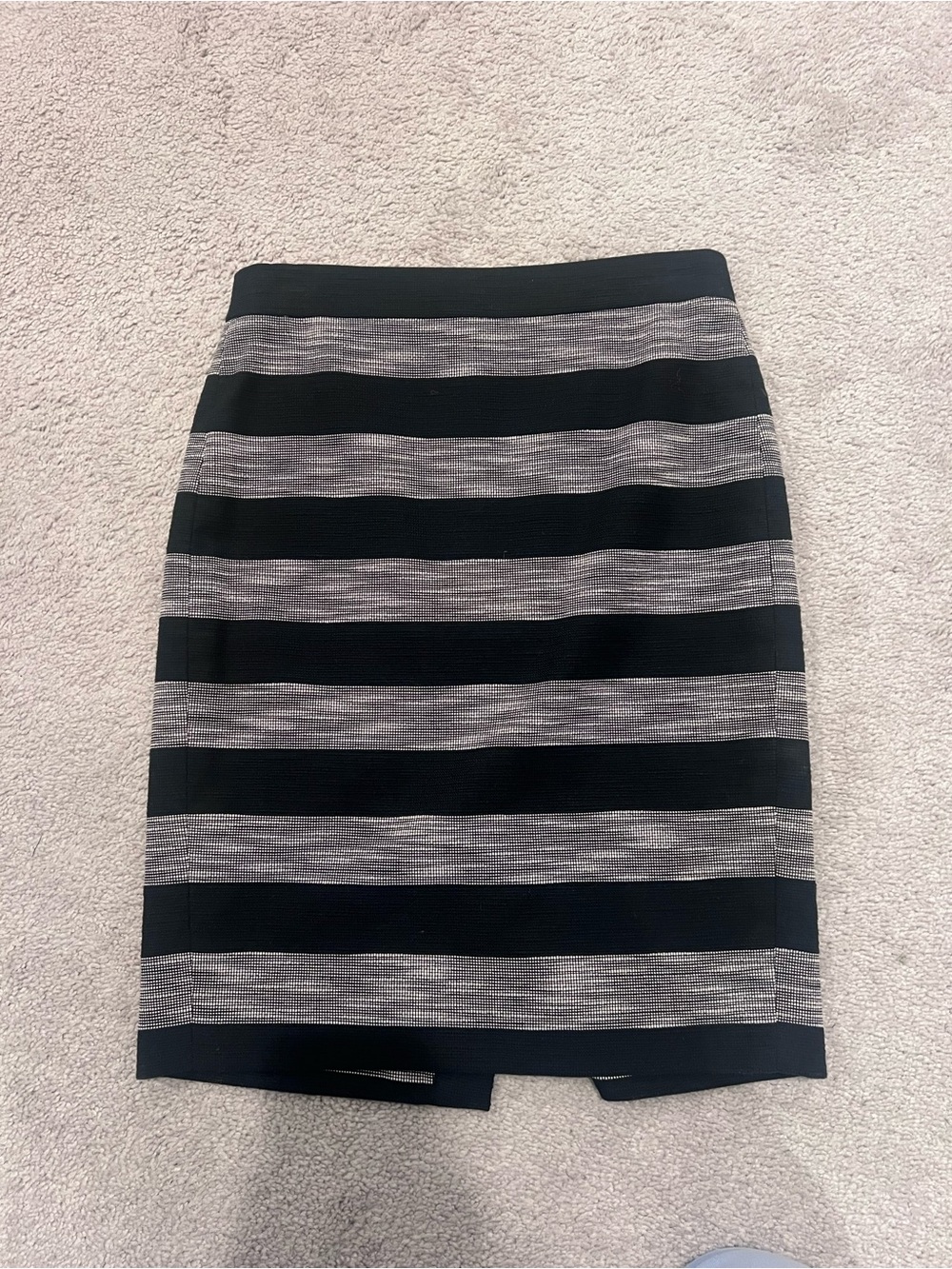 JCREW Striped Jacquard Pencil Skirt